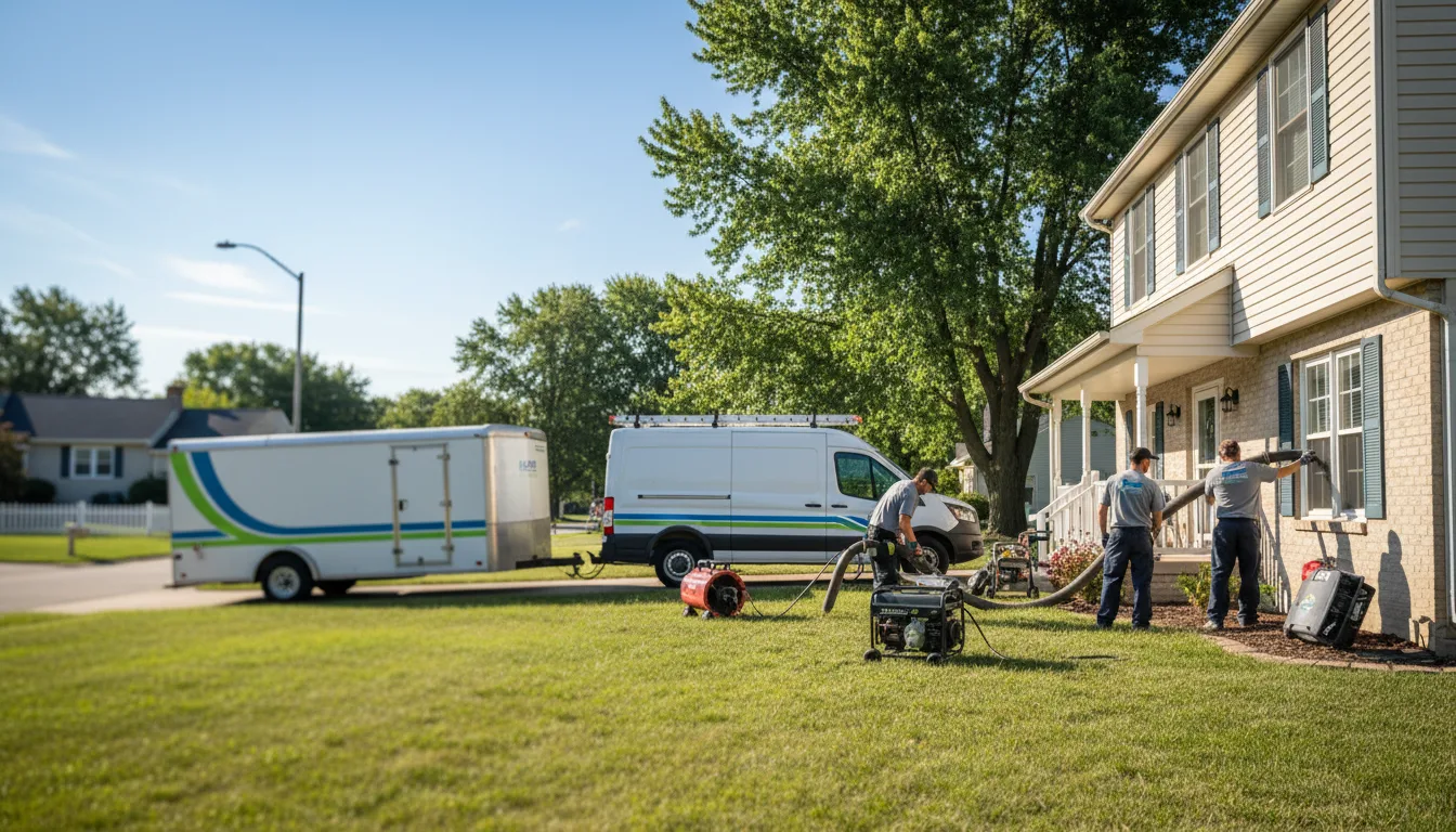 Flooded Basement Restoration And Cleanup With Repair in Westphalia, IA near me